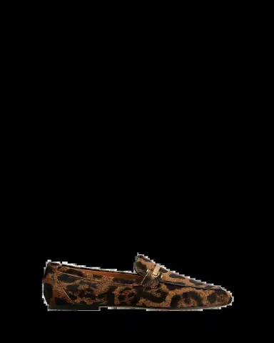 Tod's Leopard Calf Hair Loafers | Thumbnail 2 Tod's Leopard Calf Hair Loafers | Thumbnail 2