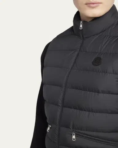 Moncler Men's Treompan Nylon Down Puffer Vest | Thumbnail 5