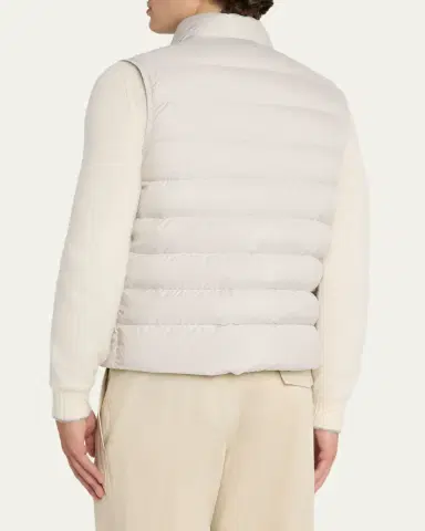 Moncler Men's Treompan Nylon Down Puffer Vest | Thumbnail 7