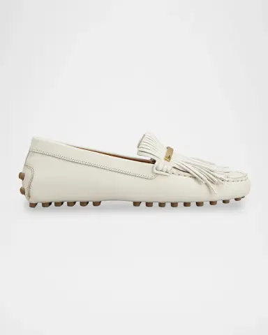 Tod's Gommino Nappa Fringe Driver Loafers | Thumbnail 2