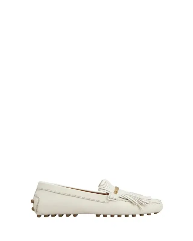 Tod's Gommino Nappa Fringe Driver Loafers