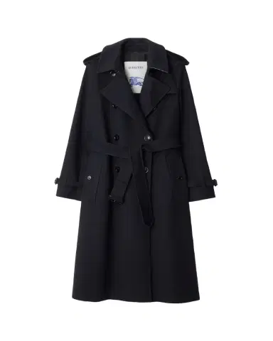Burberry Kensington Belted Cashmere-Wool Double-Breasted Trench Coat | Thumbnail 1