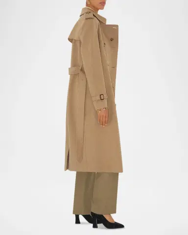 Burberry Kensington Belted Cashmere-Wool Double-Breasted Trench Coat | Thumbnail 5 Burberry Kensington Belted Cashmere-Wool Double-Breasted Trench Coat | Thumbnail 5
