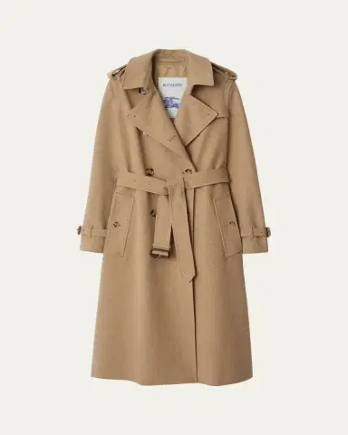 Burberry Kensington Belted Cashmere-Wool Double-Breasted Trench Coat | Thumbnail 6 Burberry Kensington Belted Cashmere-Wool Double-Breasted Trench Coat | Thumbnail 6