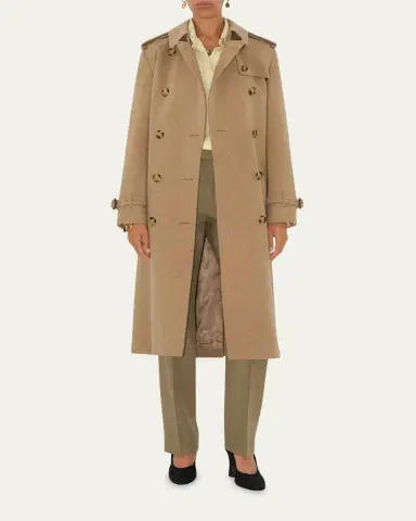 Burberry Kensington Belted Cashmere-Wool Double-Breasted Trench Coat | Thumbnail 7 Burberry Kensington Belted Cashmere-Wool Double-Breasted Trench Coat | Thumbnail 7