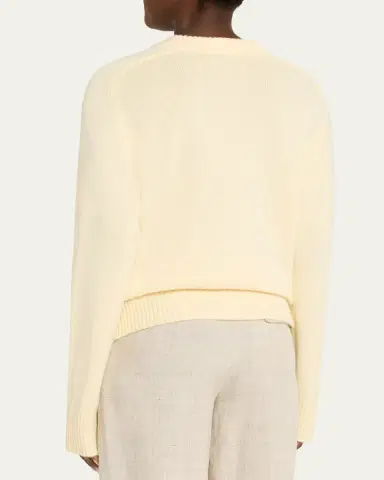 Loulou De Saison Baltra Cashmere Crewneck Sweater | Thumbnail 12 Loulou De Saison Baltra Cashmere Crewneck Sweater | Thumbnail 12