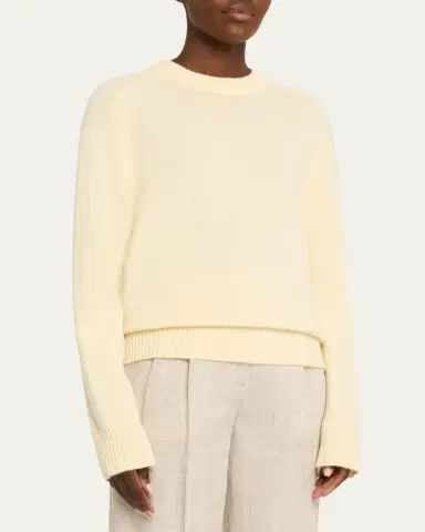 Loulou De Saison Baltra Cashmere Crewneck Sweater | Thumbnail 13 Loulou De Saison Baltra Cashmere Crewneck Sweater | Thumbnail 13