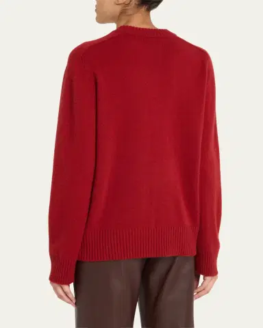 Loulou De Saison Baltra Cashmere Crewneck Sweater | Thumbnail 7 Loulou De Saison Baltra Cashmere Crewneck Sweater | Thumbnail 7