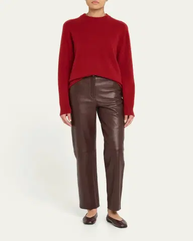 Loulou De Saison Baltra Cashmere Crewneck Sweater | Thumbnail 8 Loulou De Saison Baltra Cashmere Crewneck Sweater | Thumbnail 8