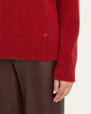 Loulou De Saison Baltra Cashmere Crewneck Sweater | Thumbnail 9 Loulou De Saison Baltra Cashmere Crewneck Sweater | Thumbnail 9