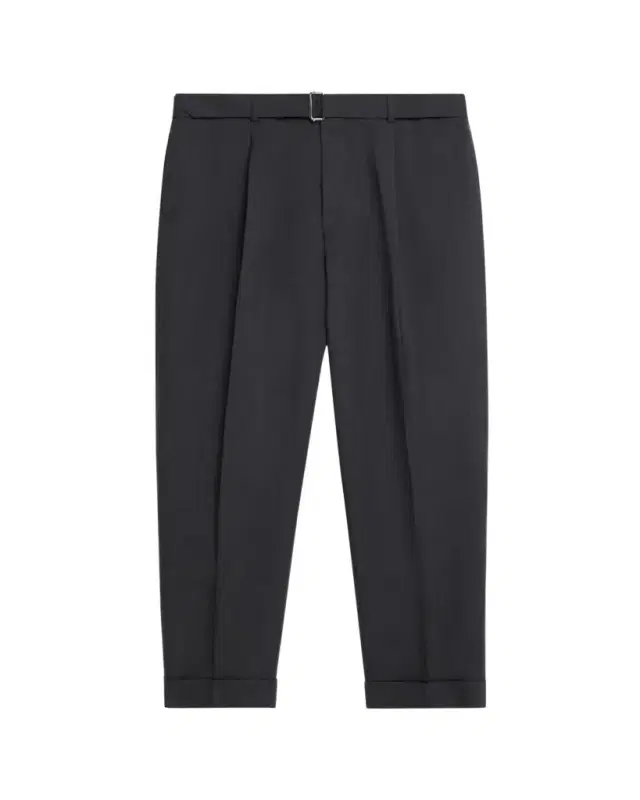 Men's Hugo Wool Self-Belt Pleated Pants