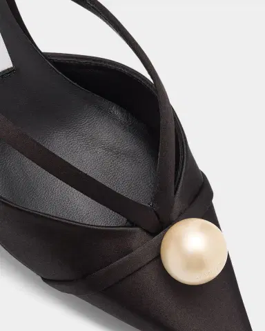 Jimmy Choo Sana 50 Satin Mules | Thumbnail 5 Jimmy Choo Sana 50 Satin Mules | Thumbnail 5