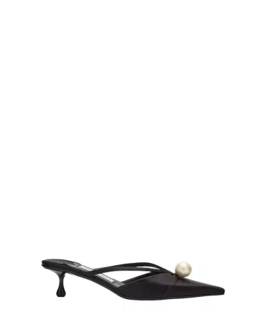 Jimmy Choo Sana 50 Satin Mules | Thumbnail 1 Jimmy Choo Sana 50 Satin Mules | Thumbnail 1