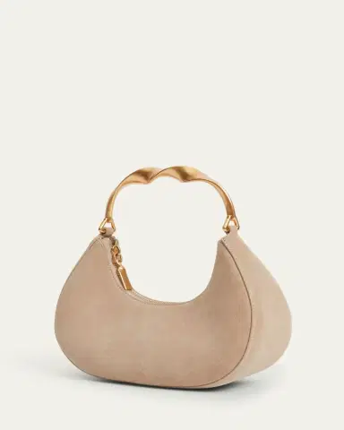 SIMKHAI Nixi Suede Twist Top-Handle Bag | Thumbnail 2