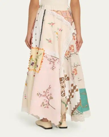 Rianna + Nina Ooak Kendima Patchwork Maxi Skirt | Thumbnail 3