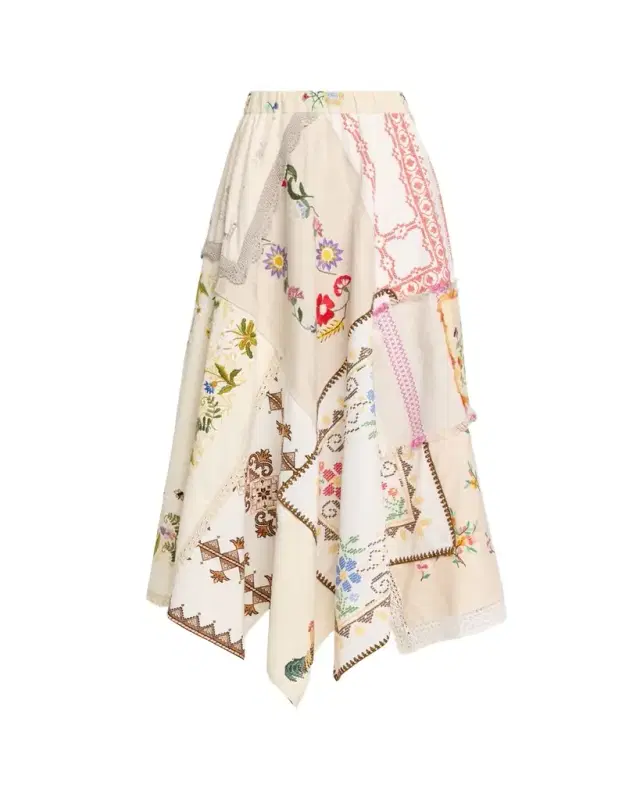 Ooak Kendima Patchwork Maxi Skirt