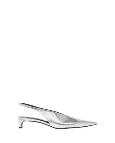 Jil Sander Metallic Slingback Ballerina Pumps | Thumbnail 1 Jil Sander Metallic Slingback Ballerina Pumps | Thumbnail 1