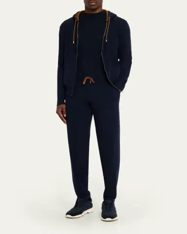 Fioroni Men's Crewneck Merino Wool Sweater | Thumbnail 2 Fioroni Men's Crewneck Merino Wool Sweater | Thumbnail 2