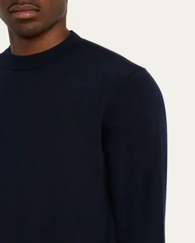 Fioroni Men's Crewneck Merino Wool Sweater | Thumbnail 5 Fioroni Men's Crewneck Merino Wool Sweater | Thumbnail 5