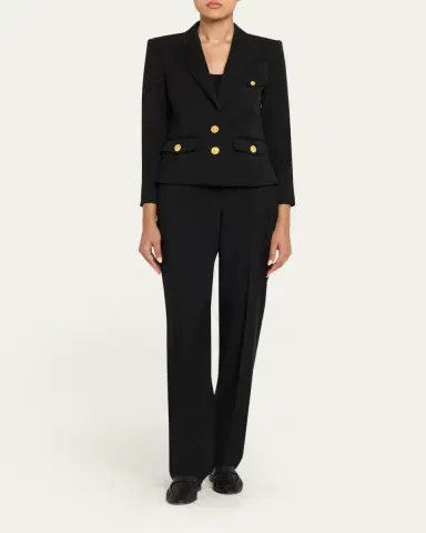 L'Agence Wylla Structured Single-Breasted Blazer | Thumbnail 2