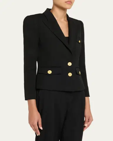 L'Agence Wylla Structured Single-Breasted Blazer | Thumbnail 4