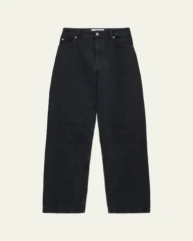Loewe Tonal Anagram Baggy Wide-Leg Jeans | Thumbnail 5 Loewe Tonal Anagram Baggy Wide-Leg Jeans | Thumbnail 5