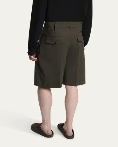Jacquemus Men's Relaxed Single-Pleated Shorts | Thumbnail 3 Jacquemus Men's Relaxed Single-Pleated Shorts | Thumbnail 3