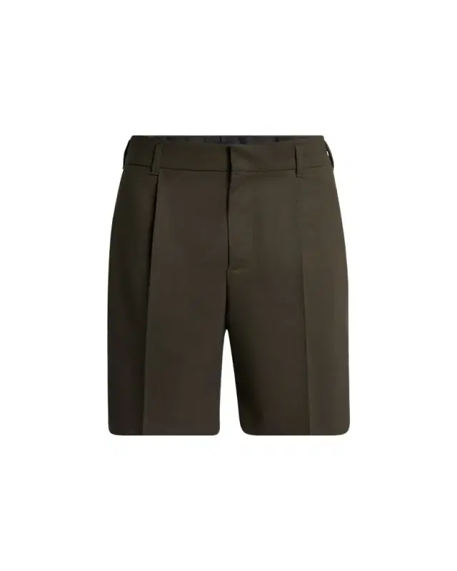 Men's Relaxed Single-Pleated Shorts