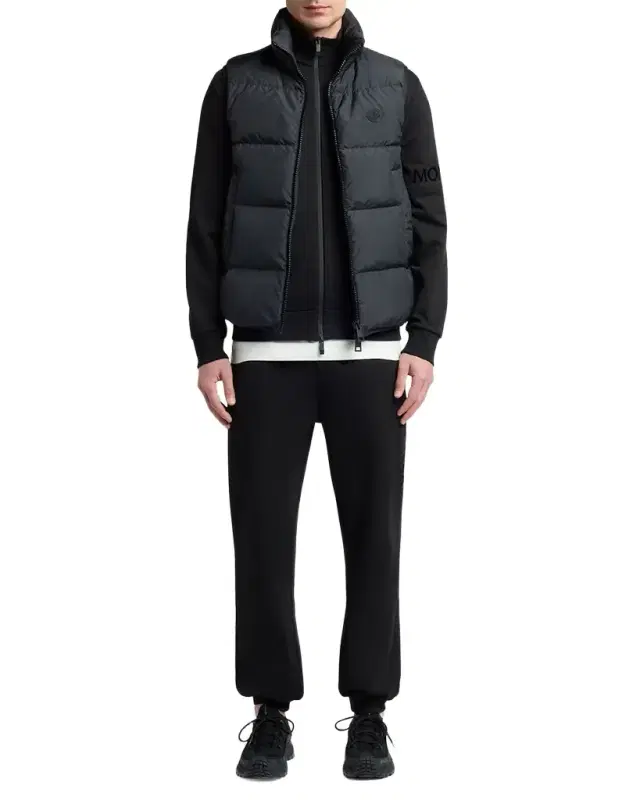 Men's Sleeve-Logo Fleece Full-Zip Jacket