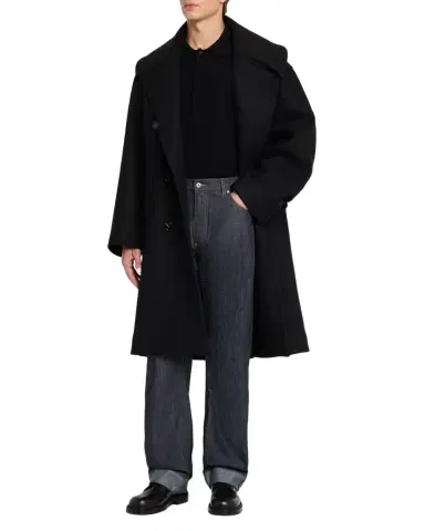 Bottega Veneta Men's Rinsed Denim Intreccio-Pocket Jeans | Thumbnail 1