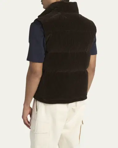 Moncler Men's Agen Full-Zip Corduroy Vest | Thumbnail 7 Moncler Men's Agen Full-Zip Corduroy Vest | Thumbnail 7