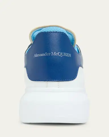Alexander McQueen Men's Oversized Leather Double-Backstay Sneakers | Thumbnail 5 Alexander McQueen Men's Oversized Leather Double-Backstay Sneakers | Thumbnail 5