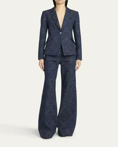 Etro Paisley-Print Flare Jeans | Thumbnail 2 Etro Paisley-Print Flare Jeans | Thumbnail 2