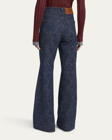 Etro Paisley-Print Flare Jeans | Thumbnail 3 Etro Paisley-Print Flare Jeans | Thumbnail 3