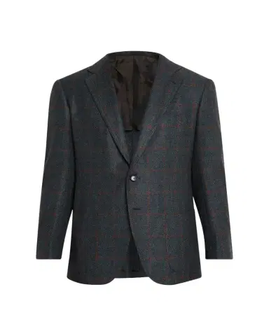 Cesare Attolini Men's Plaid Cashmere Two-Button Jacket | Thumbnail 1 Cesare Attolini Men's Plaid Cashmere Two-Button Jacket | Thumbnail 1