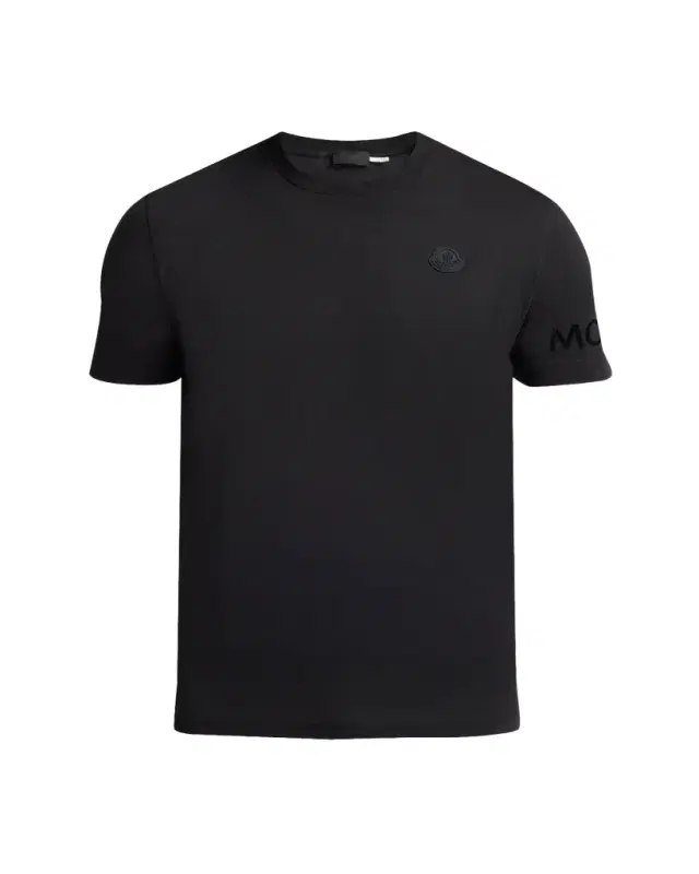 Moncler Men's Washed Cotton Logo T-Shirt