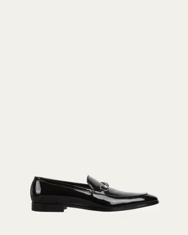 Gucci Men's Next Patent Leather Bit Loafers | Thumbnail 3 Gucci Men's Next Patent Leather Bit Loafers | Thumbnail 3