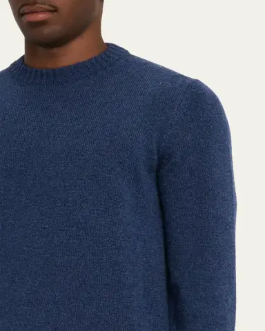 Fioroni Men's Cashmere Knit Crewneck Sweater | Thumbnail 10 Fioroni Men's Cashmere Knit Crewneck Sweater | Thumbnail 10