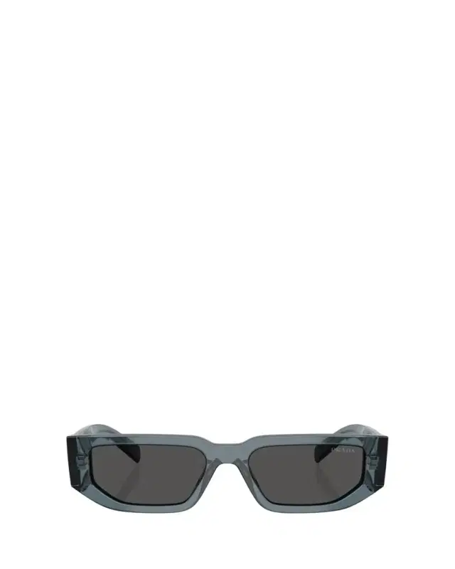 Prada Men's 0PR 09ZSF Acetate and Plastic Rectangle Sunglasses