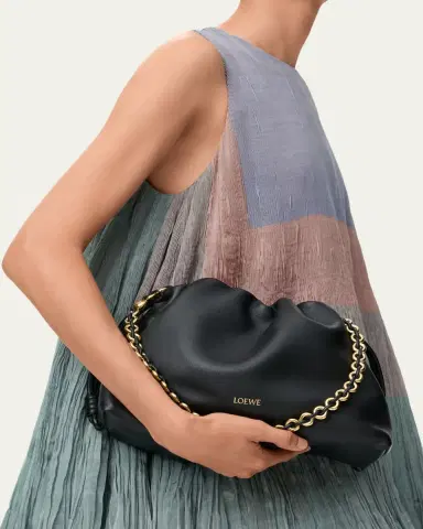 Loewe Flamenco Shoulder Bag in Smooth Leather | Thumbnail 3 Loewe Flamenco Shoulder Bag in Smooth Leather | Thumbnail 3