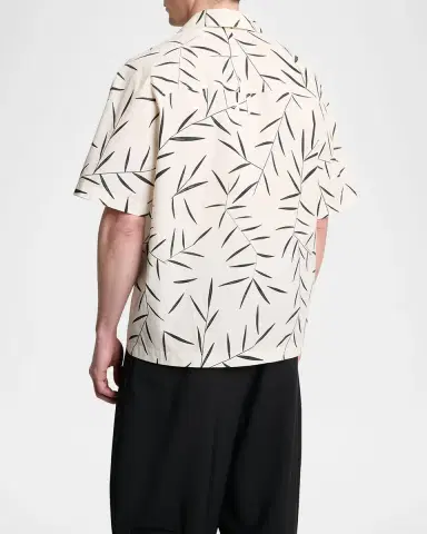 Jacquemus Men's Fonccio Cotton Camp Shirt | Thumbnail 2 Jacquemus Men's Fonccio Cotton Camp Shirt | Thumbnail 2