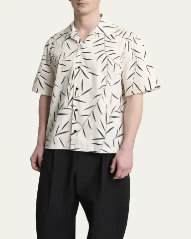 Jacquemus Men's Fonccio Cotton Camp Shirt | Thumbnail 8 Jacquemus Men's Fonccio Cotton Camp Shirt | Thumbnail 8