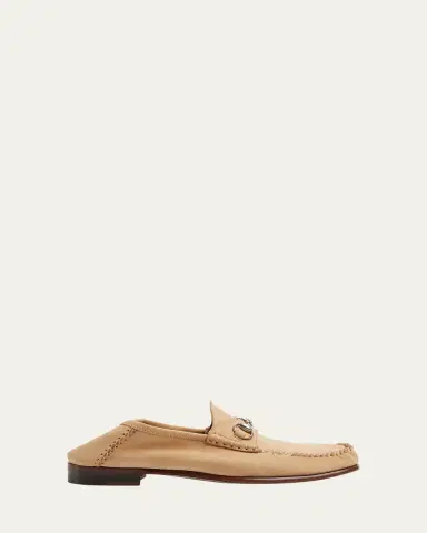 Gucci Gigi Horsebit 1953 Suede Mocassin Loafers | Thumbnail 4 Gucci Gigi Horsebit 1953 Suede Mocassin Loafers | Thumbnail 4