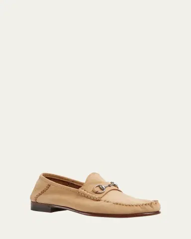 Gucci Gigi Horsebit 1953 Suede Mocassin Loafers | Thumbnail 5 Gucci Gigi Horsebit 1953 Suede Mocassin Loafers | Thumbnail 5