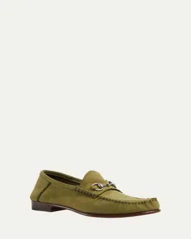 Gucci Gigi Horsebit 1953 Suede Mocassin Loafers | Thumbnail 7 Gucci Gigi Horsebit 1953 Suede Mocassin Loafers | Thumbnail 7