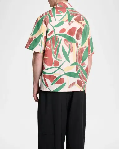 Jacquemus Men's Fonccio Camp Shirt | Thumbnail 2