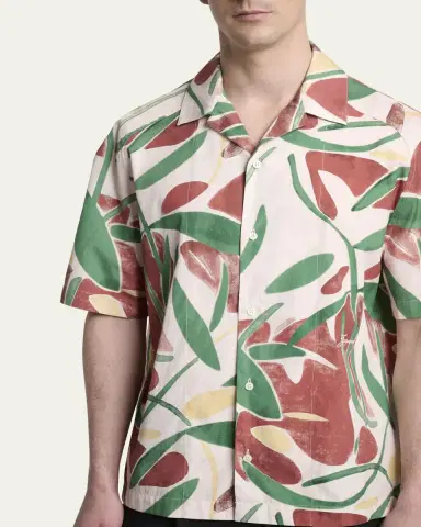 Jacquemus Men's Fonccio Camp Shirt | Thumbnail 9