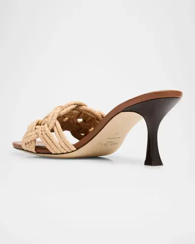 Jimmy Choo Chara 70 Crochet Sandals | Thumbnail 3