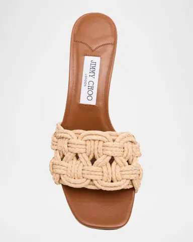 Jimmy Choo Chara 70 Crochet Sandals | Thumbnail 5