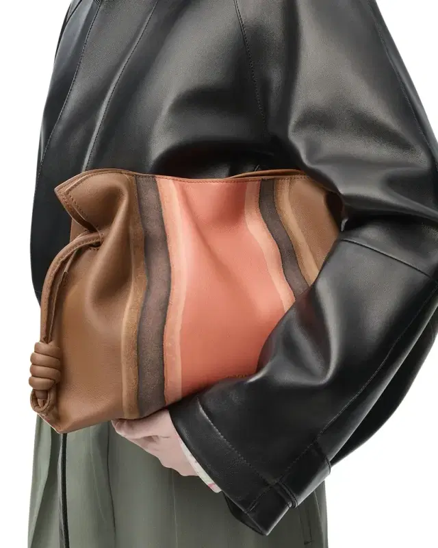 Flamenco Clutch Bag in Nappa Leather